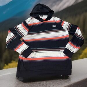 Neff "STRATUM" Light Weight Hoodie = MENS‎  Large N.O.S. Clean Smiley Face Shirt